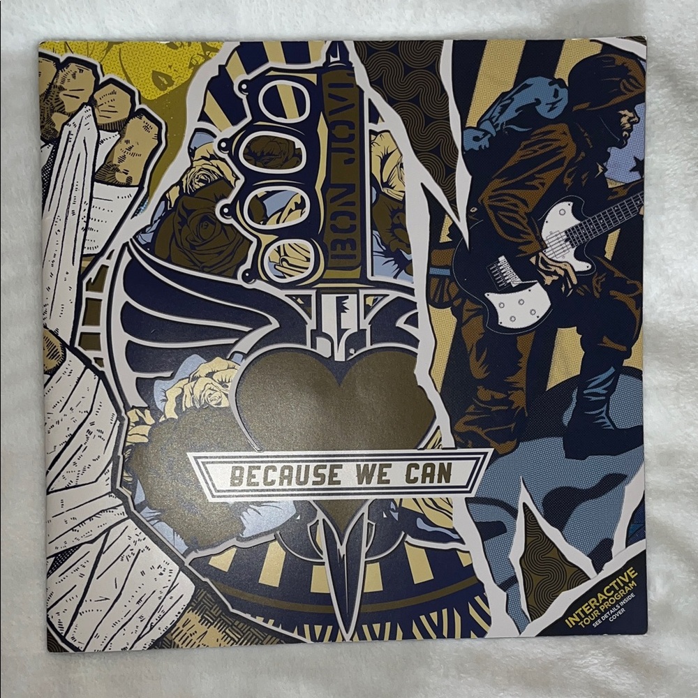 Bon Jovi 'Because We Can' Music Video Booklet - Blue